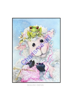 Frogging Friends PRINT